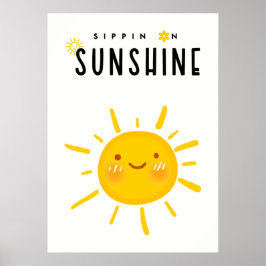 Póster Sippin' bajo el sol