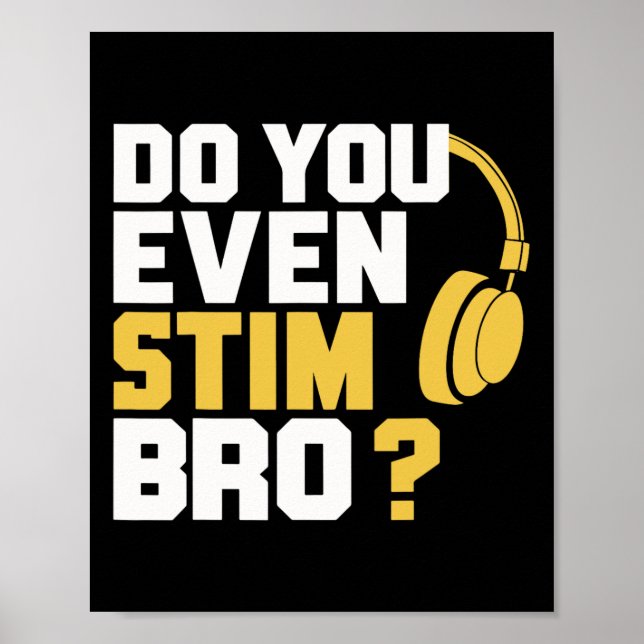 Póster ¿Siquiera Estim Bro? (Frente)