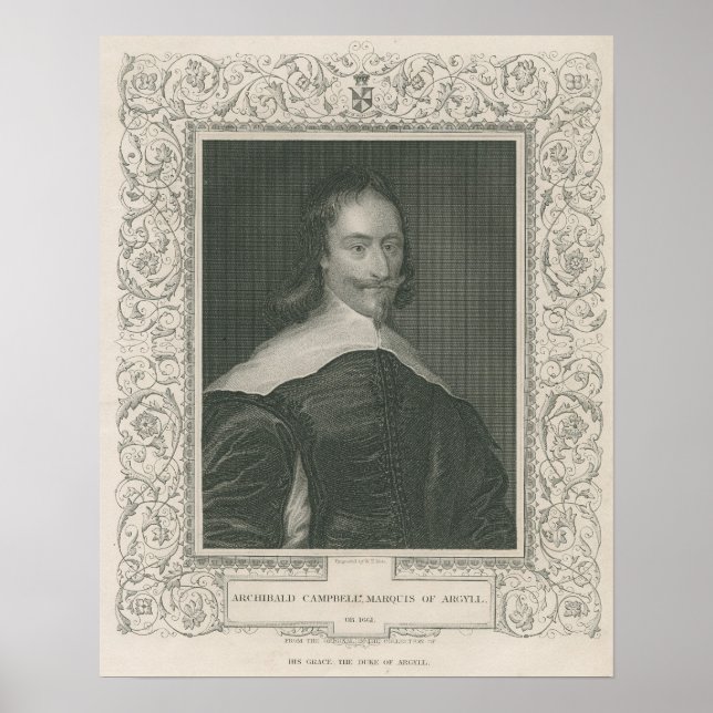Póster Sir Archibald Campbell, 1st Marquess (Frente)