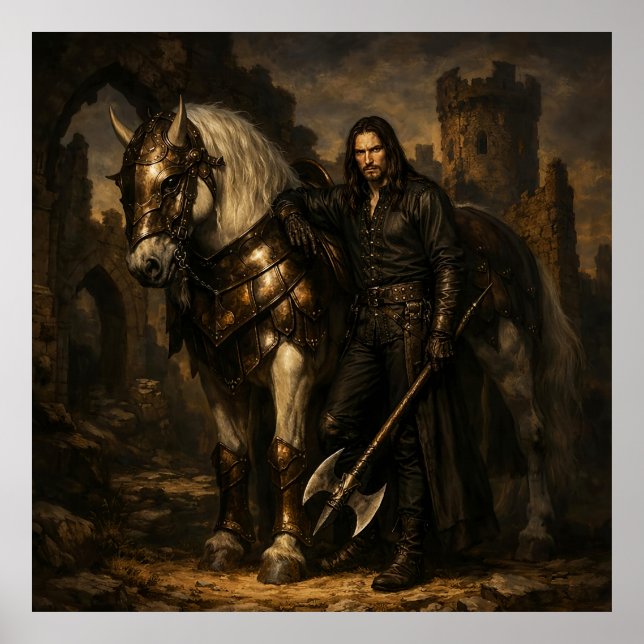 Póster Sir Black (Frente)