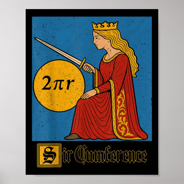 Póster Sir Cumference (Frente)