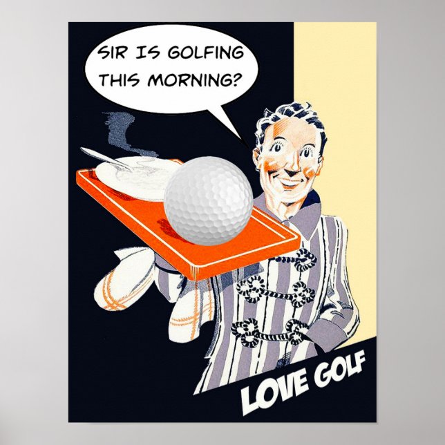 Póster Sir es Poster de golf (Frente)