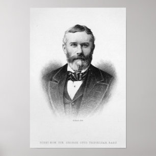 Póster Sir George Otto Trevelyan