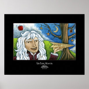 Póster Sir Isaac Newton