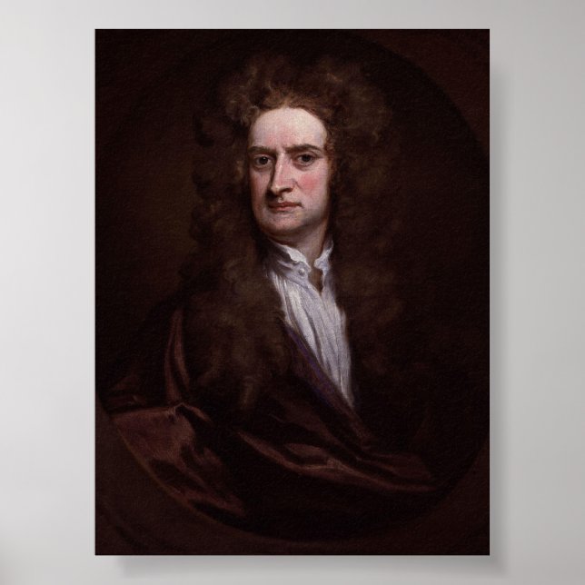 Póster Sir Issac Newton (Frente)