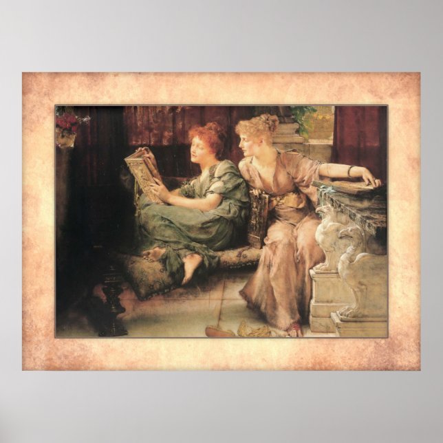 Póster Sir Lawrence Alma-Tadema - Comparaciones (Frente)