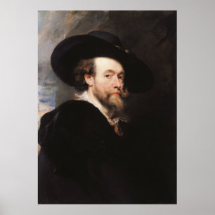 Póster Sir Peter Paul Rubens Retrato del artista