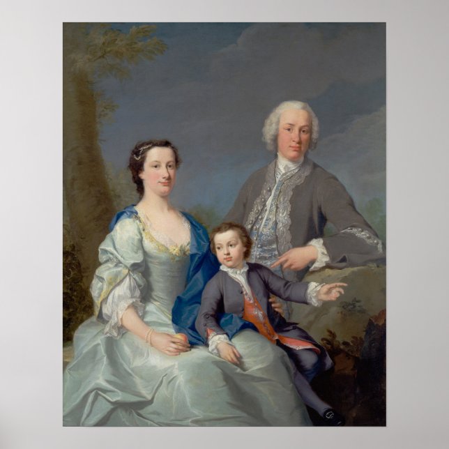 Póster Sir Robert y Lady Smyth (Frente)