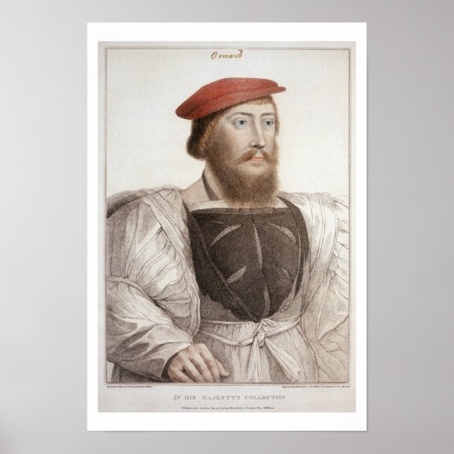 Póster Sir Thomas Boleyn (1477-1539) grabado por Francesc (Frente)
