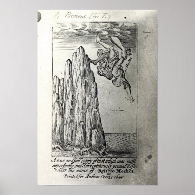 Póster Sir Thomas Browne, 1645 (Frente)