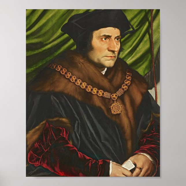 Póster Sir Thomas Más Por Hans Holbein El Joven (Frente)