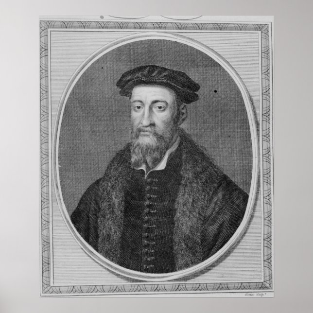 Póster Sir Thomas Smyth, engraved by John Goldar, 1785 (Frente)