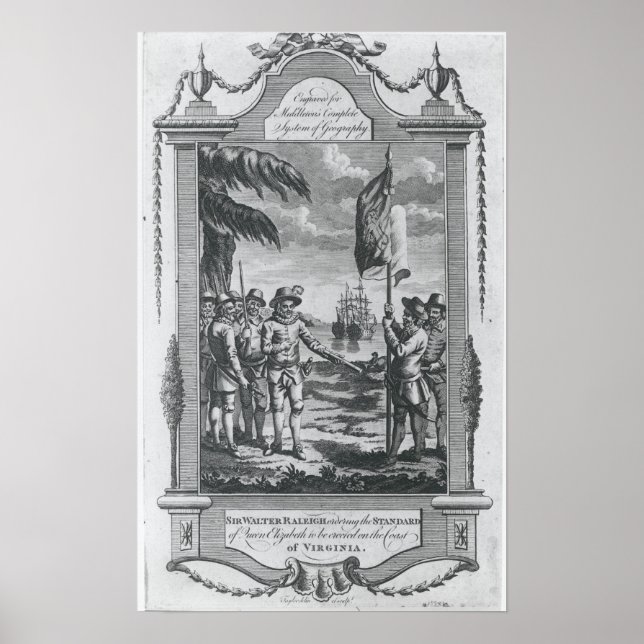 Póster Sir Walter Raleigh (Frente)