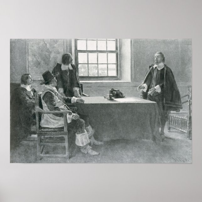 Póster Sir William Berkeley Surrendering (Frente)