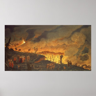 Póster Sir William Hamilton que muestra a Fernando IV