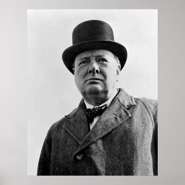 Póster Sir Winston Churchill (Frente)