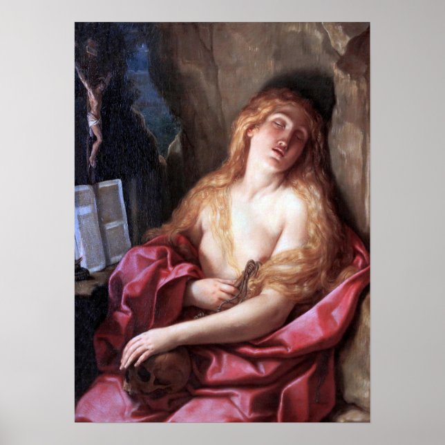 Póster Sirani - Magdalena penitente (Frente)