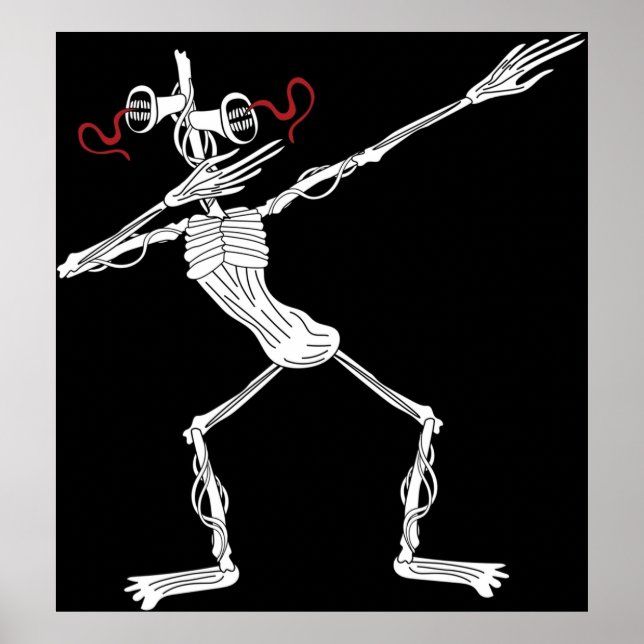 Póster Siren Head Dance Dabbing (Frente)