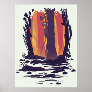 Póster Siren Head Stalk