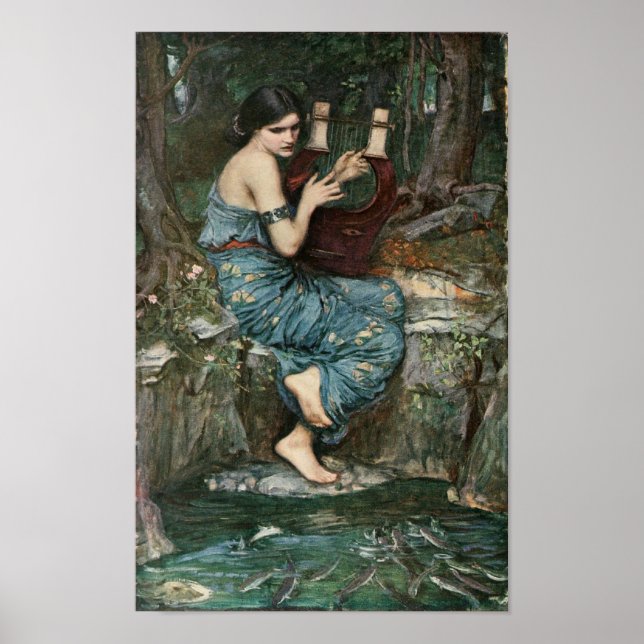 Póster Siren Playing Music for Sailors (Frente)