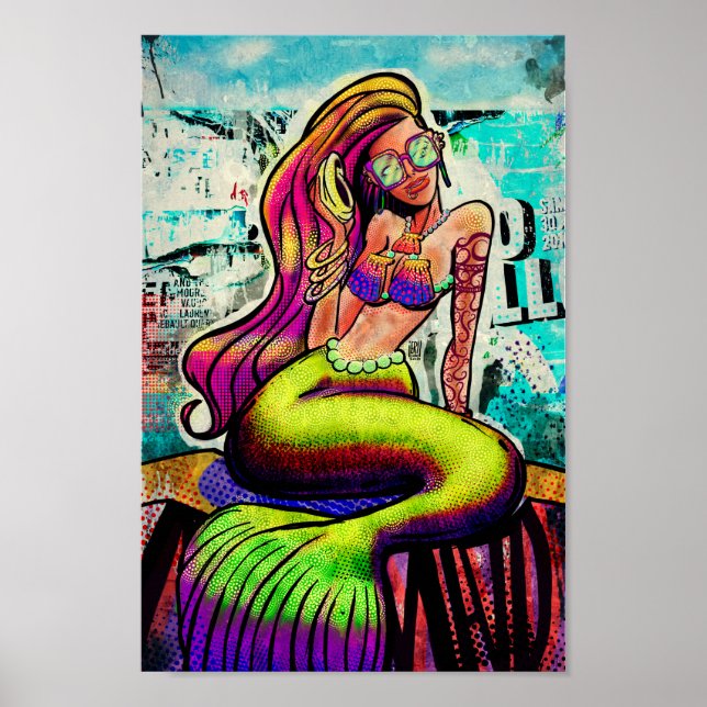 Póster Sirena alternativa (Frente)