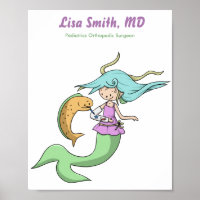 Sirena con pediatría de brazo roto Ortopédica