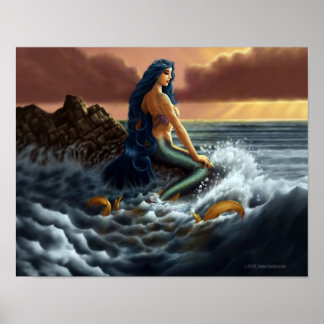 Póster Sirena costera