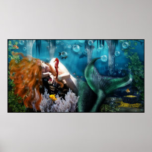 Póster Sirena dormida