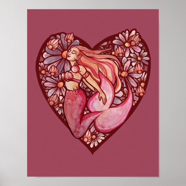 Póster Sirena en el Corazón                               (Frente)