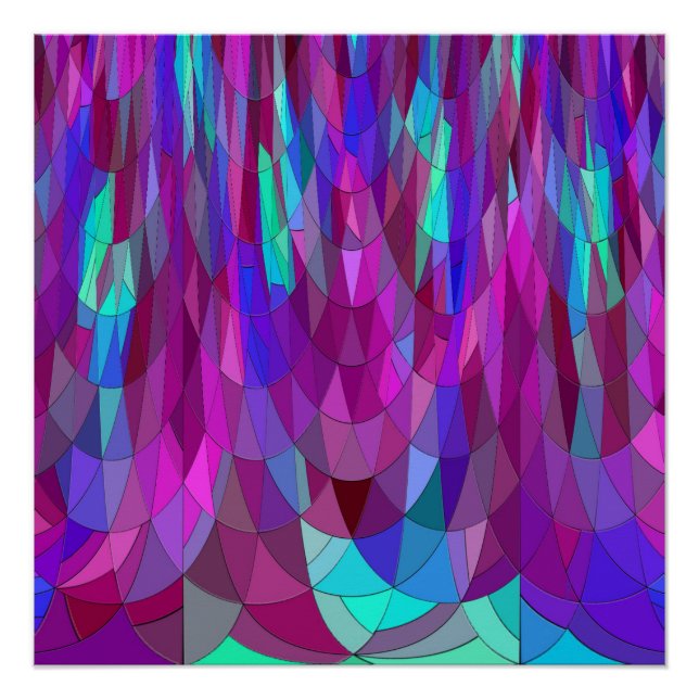 Póster Sirena en Turquesa...... (Anverso)