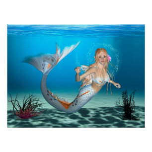 Póster Sirena Encantadora