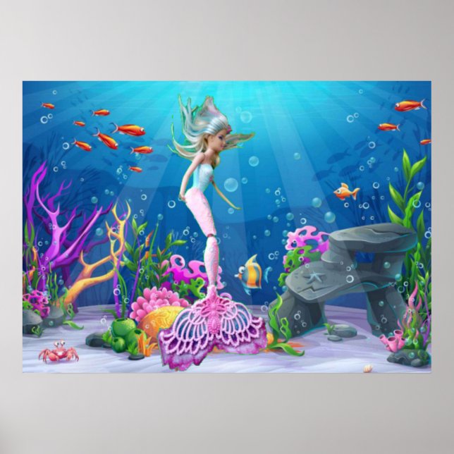 Póster Sirena Famosa (Frente)