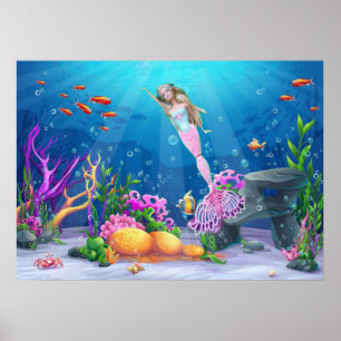 Póster Sirena Famosa