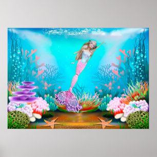 Póster Sirena Famosa