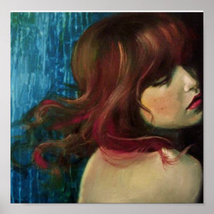 Póster Sirena (impresión de la lona)