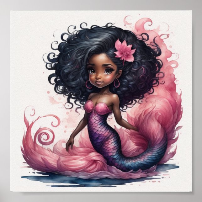 Póster Sirena negra (Frente)