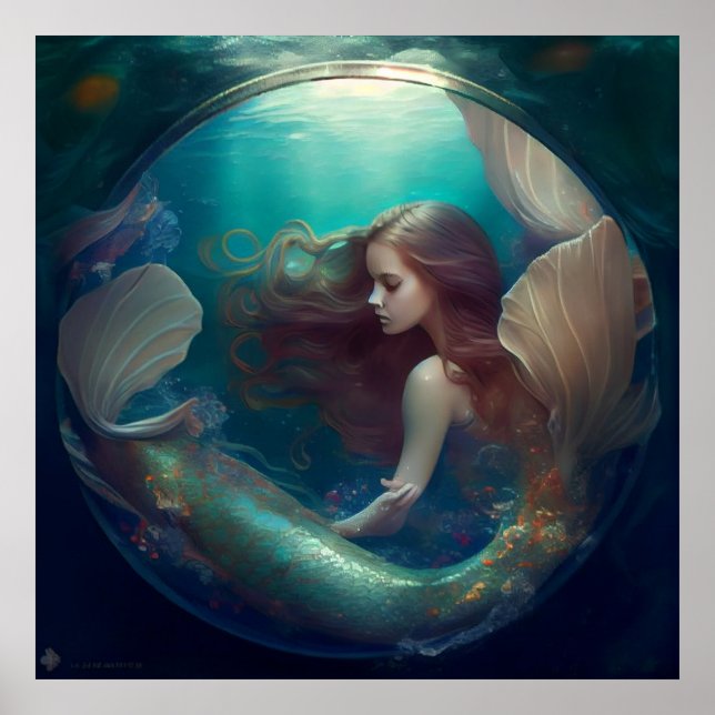 Póster sirena poster (Frente)