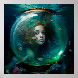 Póster sirena poster