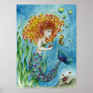 Póster Sirena - poster del Seahorse