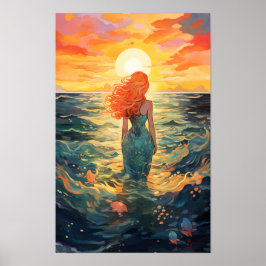 Póster Sirenas a través de imágenes artísticas #1