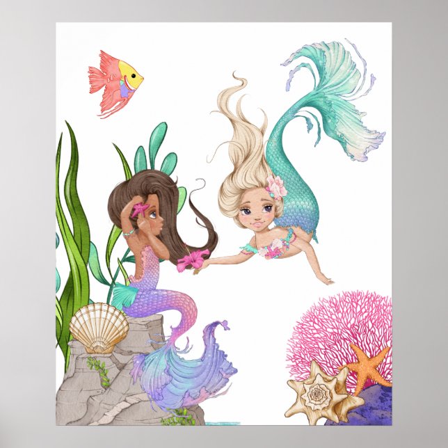 Póster Sirenas Amistosas (Frente)