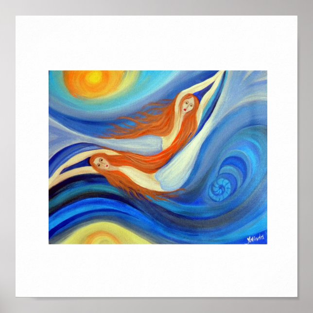 Póster Sirenas de baile (Frente)