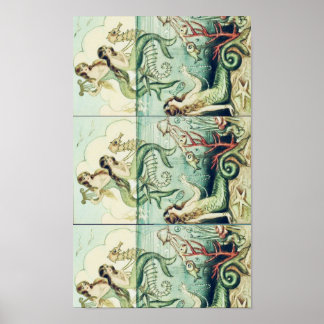 Póster sirenas marinas