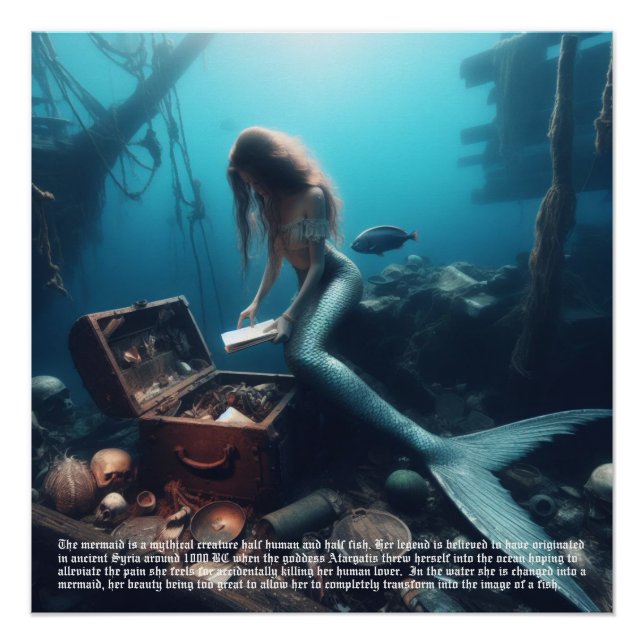 Póster Sirenita (Anverso)