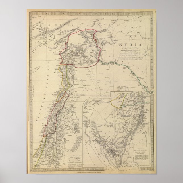 Póster Siria al Sinaí (Frente)