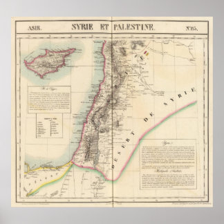Póster Siria y Palestina Asia 63