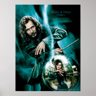 Póster Sirius Black y Bellatrix Lestrange