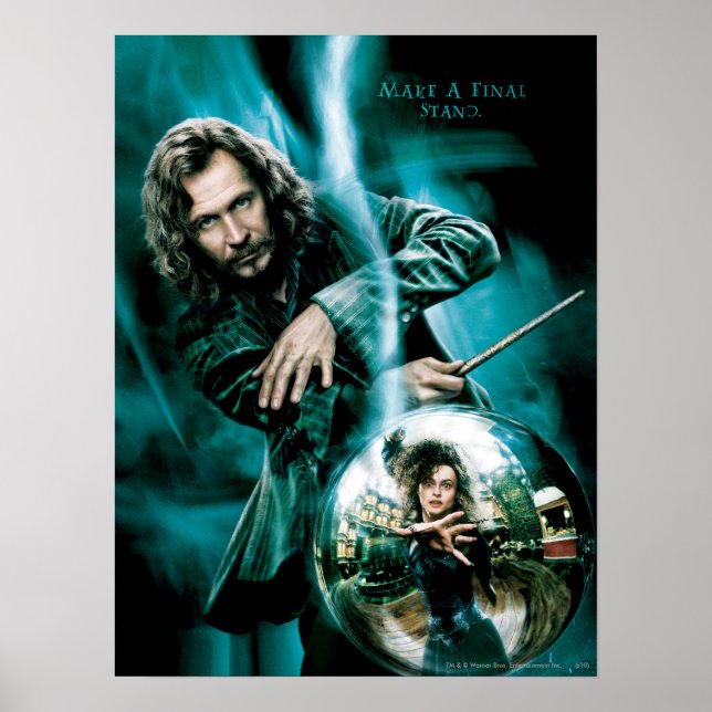 Póster Sirius Black y Bellatrix Lestrange (Frente)