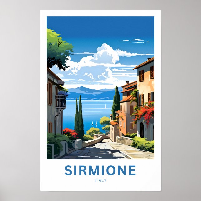 Póster Sirmione Italia Viaje Imprimir (Frente)