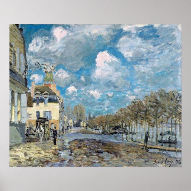 Póster Sisley - Inundación En Port-Marly 1876 (Frente)